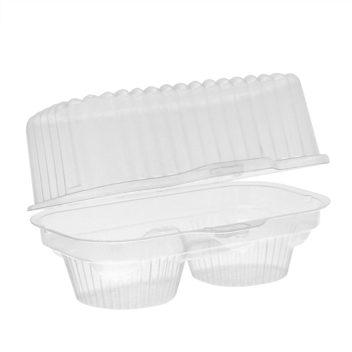 12 Oz Clear Hinged Flat Lid Container - 200 Pcs/cs – Ampack